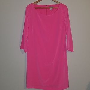 Hot Pink Shift Dress